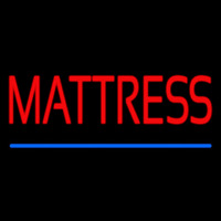 Red Mattress Blue Line Neonreclame