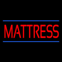 Red Mattress Blue Lines Neonreclame