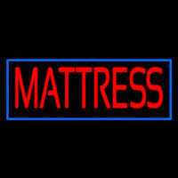 Red Mattress With Blue Border Neonreclame