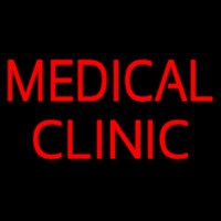 Red Medical Clinic Neonreclame