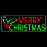 Red Merry Green Christmas Neonreclame