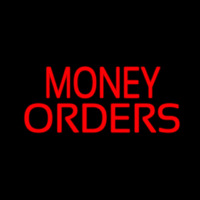 Red Money Orders Neonreclame