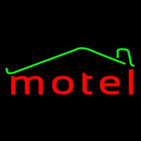 Red Motel With Symbol Neonreclame