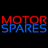Red Motor Blue Spares 2 Neonreclame