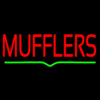 Red Mufflers Green Line Neonreclame