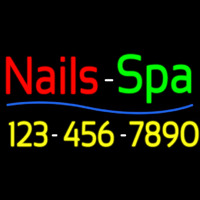 Red Nails Spa With Phone Number Neonreclame