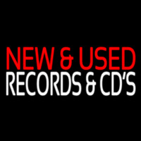 Red New And Used White Records And Cds 2 Neonreclame