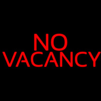 Red No Vacancy Neonreclame