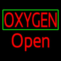 Red O ygen Green Open Neonreclame