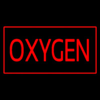 Red O ygen Red Border Neonreclame