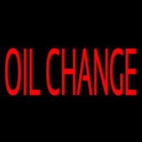 Red Oil Change Neonreclame