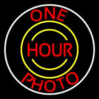Red One Hour Photo 1 Neonreclame