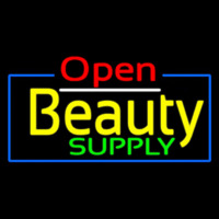 Red Open Beauty Supply Neonreclame