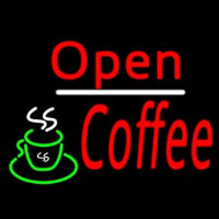 Red Open Coffee Neonreclame