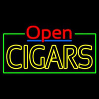 Red Open Double Stroke Cigars Neonreclame