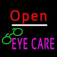 Red Open Pink Eye Care Logo Neonreclame