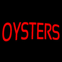 Red Oysters Block Neonreclame