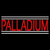 Red Palladium White Line Neonreclame