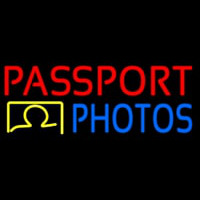 Red Passport Blue Photos Neonreclame