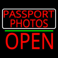 Red Passport Photos With Open 1 Neonreclame