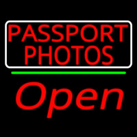 Red Passport Photos With Open 2 Neonreclame