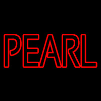 Red Pearl Block Neonreclame