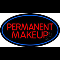 Red Permanent Makeup Neonreclame