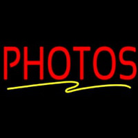 Red Photos Block With Yellow Swish Border Neonreclame