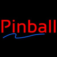 Red Pinball Blue Line Neonreclame