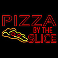 Red Pizza By The Slice Logo Neonreclame