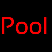 Red Pool Neonreclame