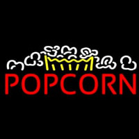 Red Popcorn Logo Neonreclame
