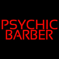 Red Psychic Barber Neonreclame