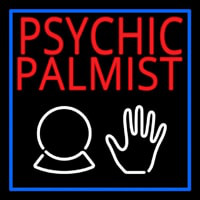 Red Psychic Palmist Neonreclame