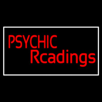 Red Psychic Readings And Blue Border Neonreclame