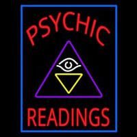Red Psychic Readings Logo Neonreclame