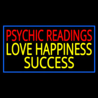 Red Psychic Readings Yellow Love Happiness Success Neonreclame
