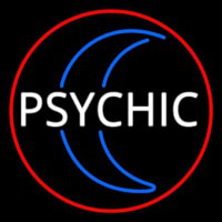 Red Psychic White Logo Neonreclame