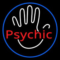 Red Psychic With Border Neonreclame