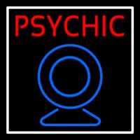Red Psychic With Crystal Neonreclame