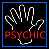Red Psychic With Palm Neonreclame