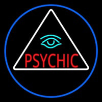 Red Psychic With Turquoise Eye Neonreclame