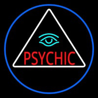 Red Psychic With Turquoise Eye Neonreclame