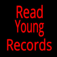 Red Read Young Records Neonreclame