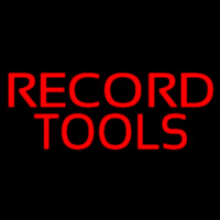 Red Record Tools 1 Neonreclame