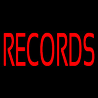 Red Records Block Neonreclame