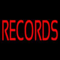 Red Records Block Neonreclame