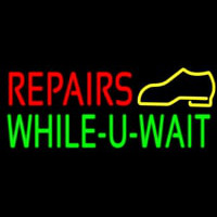 Red Repairs Green While You Wait Neonreclame