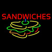 Red Sandwiches Neonreclame