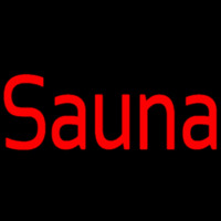 Red Sauna Neonreclame